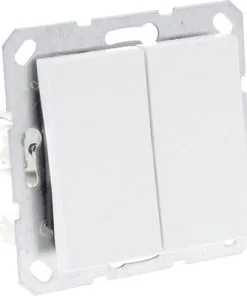 Q-LINK F-Line Inbouwelement Serieschakelaar Polarwit