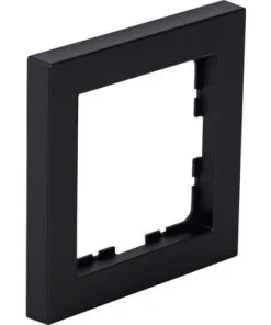 Q-LINK F-Line Afdekraam 1-voudig Zwart