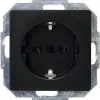 KOPP Paris Inbouw Wandcontactdoos 1-voudig RA Mat Zwart