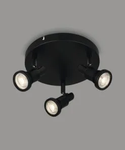 BRILONER LED Opbouwspot Flamo 3-lichts Zwart -Binnenverlichting Verkoopwinkel DV 8 10591722 05 4c NL 20220819151659