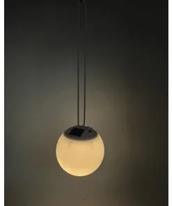 LED Solar Hanglamp Met Bol Ø 20 Cm RGBW