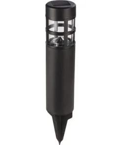 LED Solar Buitenlamp Op Spies 39,5 Cm Zwart