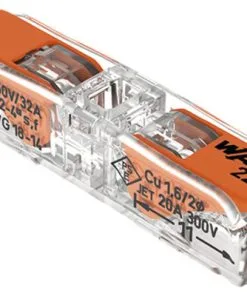 WAGO Doorvoerconnector 221-2411, 60 Stuks