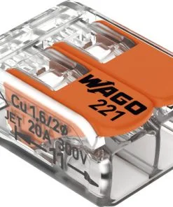 WAGO Verbindingsklem Compact 221-412, 16 Stuks