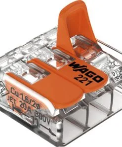 WAGO Verbindingsklem Compact 221-413, 12 Stuks