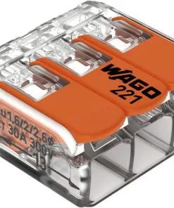 WAGO Verbindingsklem Compact 221-613, 8 Stuks