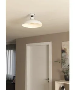 EGLO Plafondlamp Matlock Ø 38 Cm Lichtgrijs