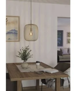 EGLO Hanglamp Romazzina Ø 32,5 Cm Zandkleur