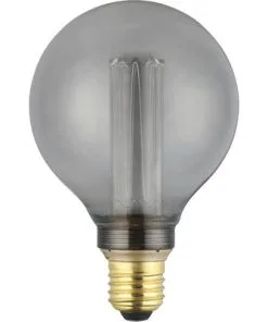 EGLO LED Filament Lamp E27/4,3W G95 Warmwit Rookglas