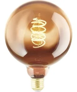 EGLO LED Filament Lamp E27/4W G125 Koper