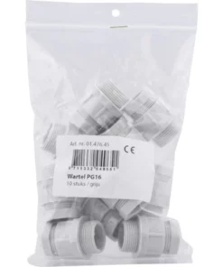 Wartel PG16 22 Mm Grijs, 10 Stuks -Binnenverlichting Verkoopwinkel DV 8 10598364 04 4c NL 20220917214653