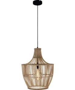 CHERICONI Hanglamp Trapeze Bamboe