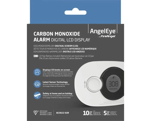 ANGELEYE Koolmonoxidemelder AE3822-EUR 3 ANGELEYE Koolmonoxidemelder AE3822-EUR - Afbeelding 3