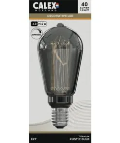 CALEX LED Lamp Crown E27/3,5W ST64 Warmwit Titanium