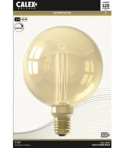 CALEX LED Lamp Crown E27/3,5W G125 Warmwit Goud