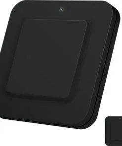 KLIKAANKLIKUIT® Draadloze Wandschakelaar Enkelvoudig/dubbel AWST-9000 Zwart -Binnenverlichting Verkoopwinkel DV 8 10615366 05 4c NL 20221111194656