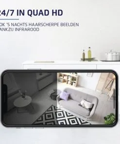 KLIKAANKLIKUIT® Slimme Wifi IP Camera Indoor IPCAM-2600 Wit 15 KLIKAANKLIKUIT® Slimme Wifi IP Camera Indoor IPCAM-2600 Wit -Binnenverlichting Verkoopwinkel DV 8 10624435 03 4c NL 20221206165706