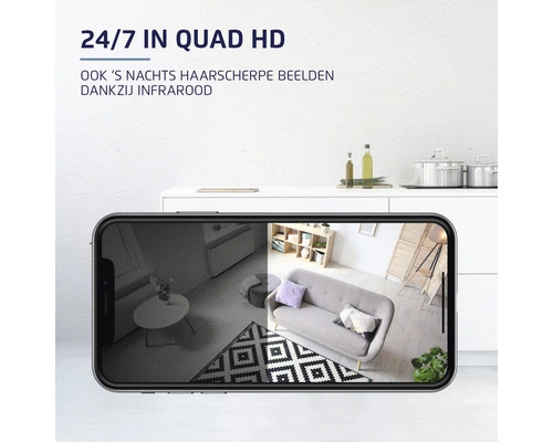 KLIKAANKLIKUIT® Slimme Wifi IP Camera Indoor IPCAM-2600 Wit 6 KLIKAANKLIKUIT® Slimme Wifi IP Camera Indoor IPCAM-2600 Wit - Afbeelding 6