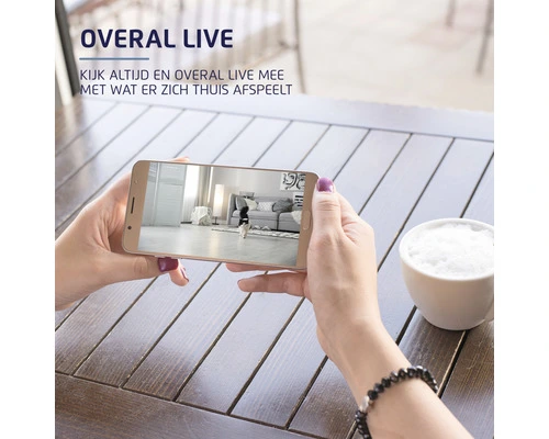 KLIKAANKLIKUIT® Slimme Wifi IP Camera Indoor IPCAM-2600 Wit 7 KLIKAANKLIKUIT® Slimme Wifi IP Camera Indoor IPCAM-2600 Wit - Afbeelding 7