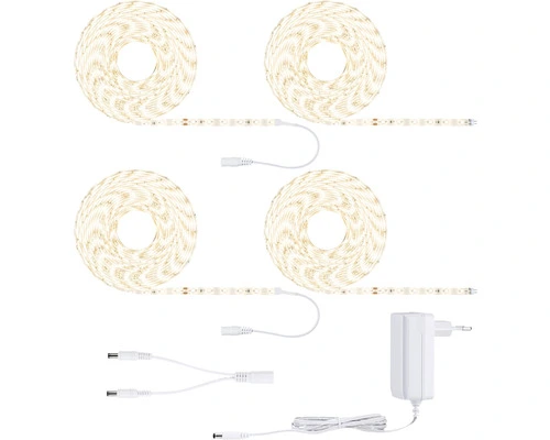 PAULMANN SimpLED LED-stripset Warmwit 20 M Wit Gecoat 1 PAULMANN SimpLED LED-stripset Warmwit 20 M Wit Gecoat