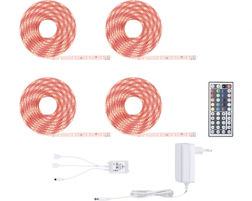 PAULMANN SimpLED LED-stripset RGB 20 M Wit Gecoat 6 PAULMANN SimpLED LED-stripset RGB 20 M Wit Gecoat - Afbeelding 6