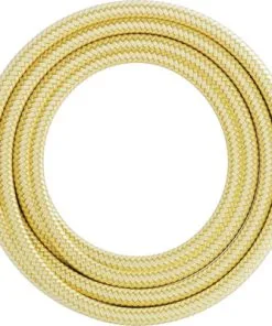 CALEX Textielsnoer 2x0,75 Mm² Metallic Goud 1,5 M