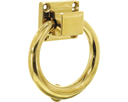 INTERSTEEL Deurklopper Ø 107 Mm Messing Ongelakt 1 INTERSTEEL Deurklopper Ø 107 Mm Messing Ongelakt