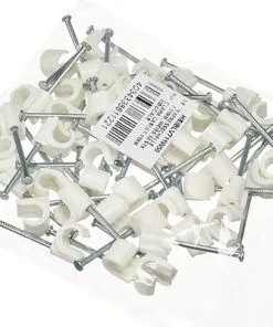 Kabelclip Rond 7-11 Mm Wit, 50 Stuks