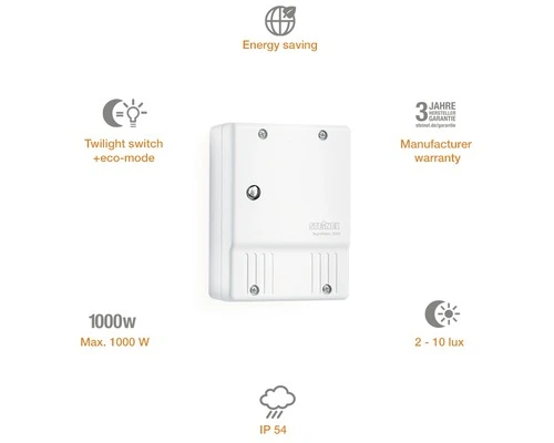 STEINEL Schemerschakelaar NightMatic 2000 Wit 4 STEINEL Schemerschakelaar NightMatic 2000 Wit - Afbeelding 4