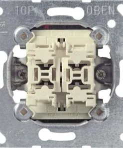 JUNG A500 Inbouw Basiselement Jaloezieschakelaar Alpine Wit 509 VU