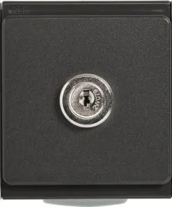 Opbouw Wandcontactdoos (wcd) 1-voudig Met Slot RA IP54 , Lichtgrijs/donkergrijs Spatwaterdicht