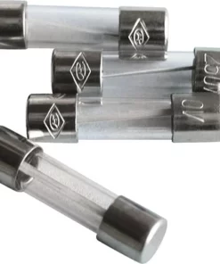 Glaszekering 0,63 A Traag, 4 Stuks