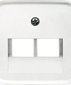 BUSCH-JAEGER Reflex Afdekplaat UAE/ISDN 2x 8-polig Polar Wit