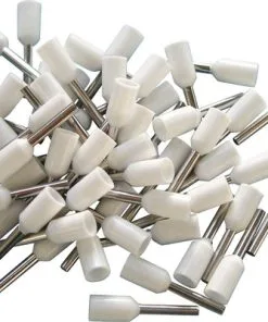 Adereindhuls Geïsoleerd 0,75 Mm² Wit, 100 Stuks