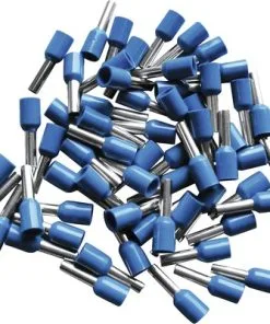 Adereindhuls Geïsoleerd 2,5 Mm² Blauw, 100 Stuks