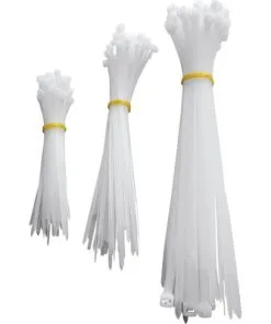 Kabelbinder Assorti Transparant, 100 Stuks