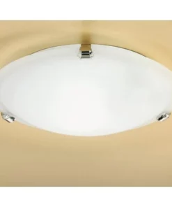 EGLO Plafonniere Salome Ø 30 Cm Wit/chroom -Binnenverlichting Verkoopwinkel DV 8 4005866 04 4c DE 20191119124655