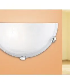 EGLO Wandlamp Salome Halfrond 30 Cm Wit/chroom -Binnenverlichting Verkoopwinkel DV 8 4005868 01 4c DE 20120711123900