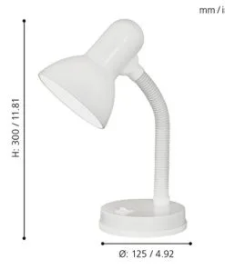 EGLO Bureaulamp Basic Wit -Binnenverlichting Verkoopwinkel DV 8 4006057 06 4c DE 20210211051751