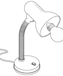 EGLO Bureaulamp Basic Wit -Binnenverlichting Verkoopwinkel DV 8 4006057 07 4c DE 20210211051751