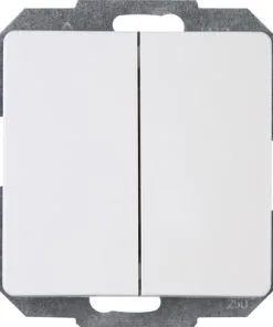 KOPP Paris Inbouw Basiselement Wisselschakelaar Wissel/wissel Met Bedieningswipper Wit