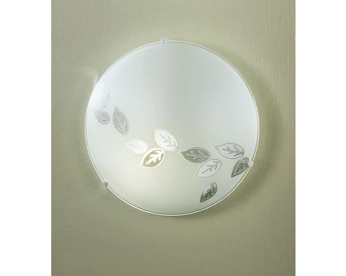 EGLO Plafonniere Mars Met Bladmotief Ø 24,5 Cm Wit 1 EGLO Plafonniere Mars Met Bladmotief Ø 24,5 Cm Wit