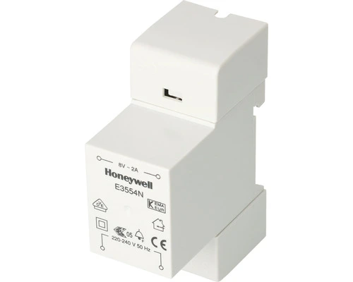 HONEYWELL Beltransformator E3554N 8V 2A 2 HONEYWELL Beltransformator E3554N 8V 2A - Afbeelding 2