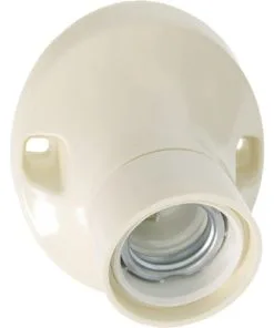 Wandfitting E27 Schuin Crème