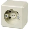 Opbouw Wandcontactdoos Perilex 16A Crème