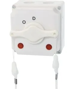 Combinatieschakelaar Wasmachine/droogautomaat Opbouw Crème