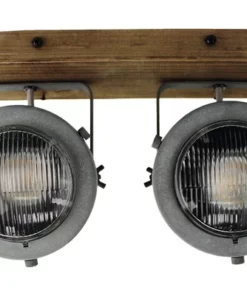 CHERICONI Plafondspot Bella 2-lichts Hout-betonlook 7 CHERICONI Plafondspot Bella 2-lichts Hout-betonlook -Binnenverlichting Verkoopwinkel DV 8 4610883 05 4c NL 20201229104755