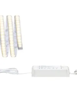 PAULMANN MaxLED 1000 LED-strip Basisset Warmwit 150 Cm Zilver Gecoat