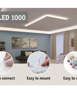 PAULMANN MaxLED 1000 LED-strip Warmwit 100 Cm Zilver Gecoat -Binnenverlichting Verkoopwinkel DV 8 4616047 05 4c AT 20220921191659 1