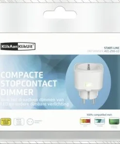 KLIKAANKLIKUIT® Compacte Stopcontactdimmer ACC-250-LD 11 KLIKAANKLIKUIT® Compacte Stopcontactdimmer ACC-250-LD -Binnenverlichting Verkoopwinkel DV 8 4619464 05 4c NL 20181122083535